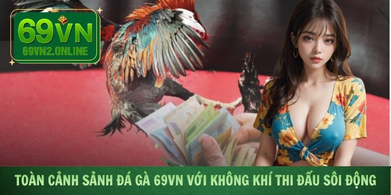 Toàn cảnh sảnh đá gà 69VN với không khí thi đấu sôi động